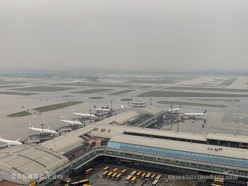 北京終端區受雷雨天氣影響，通行能力下降40%