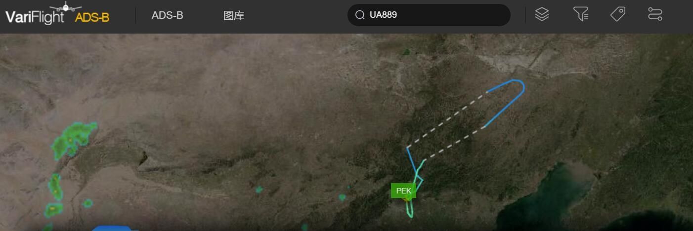 美聯航北京飛舊金山航班返航 乘客稱飛機玻璃出現裂縫