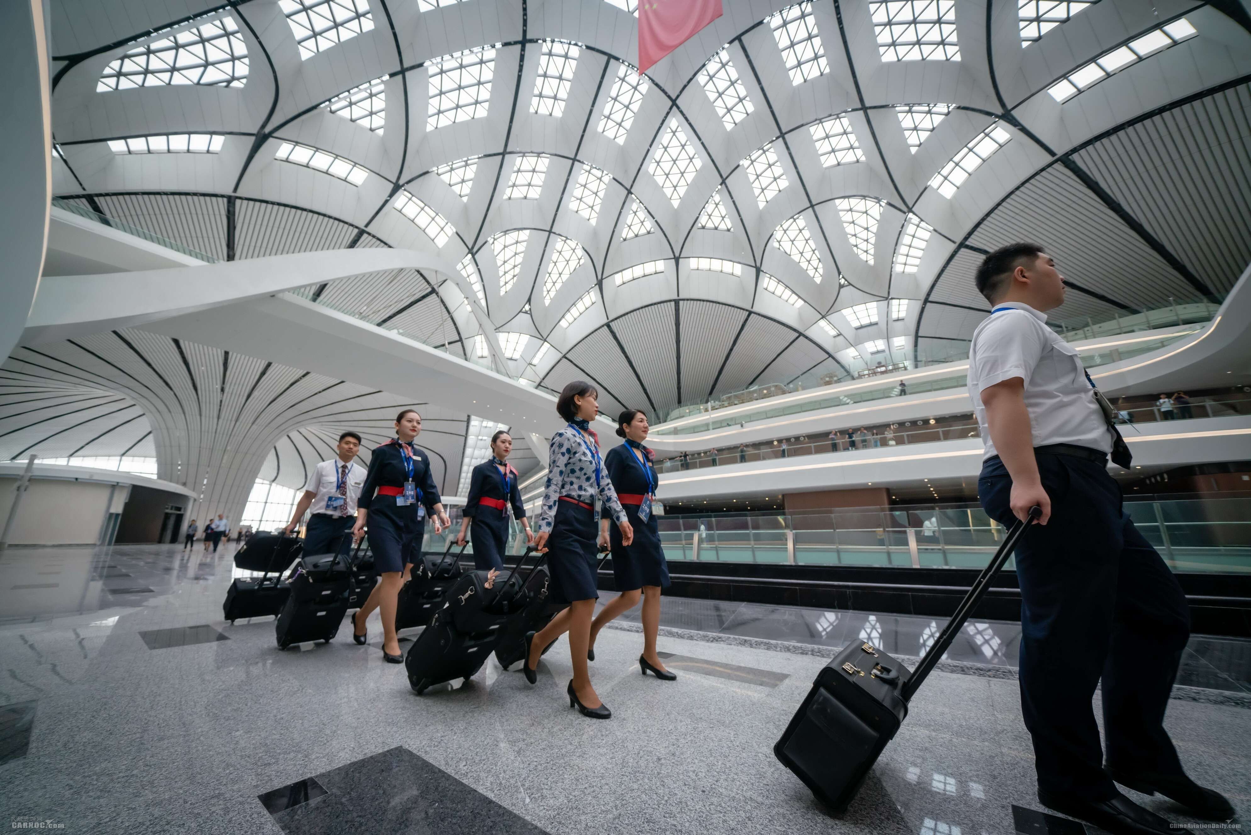 啟用“人臉識別自助值機”，東(dong) 航參加大興(xing) 國際機場首場演練-廈門國際快遞