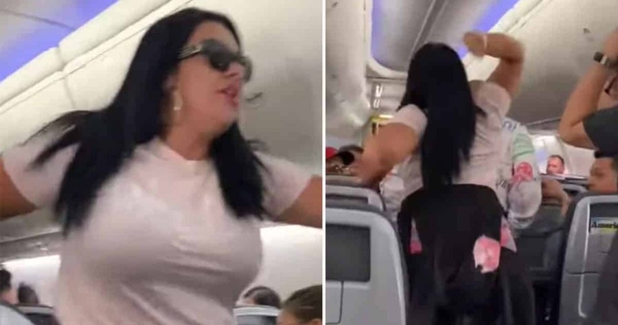 美航班機上女乘客暴怒掏電腦砸丈夫 你竟看別的女人！