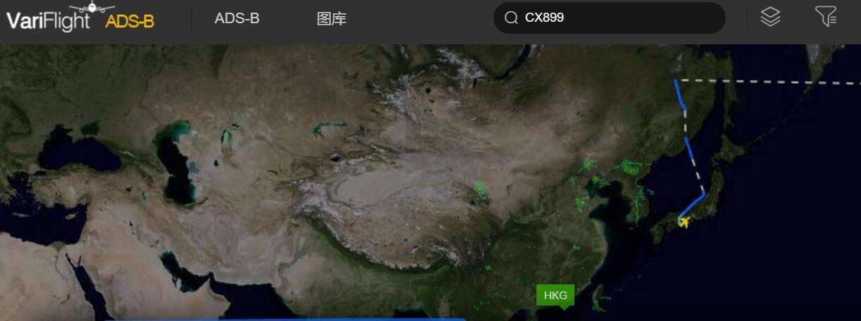 國泰航班空載“試探” 疑被禁入中國領空備降日本