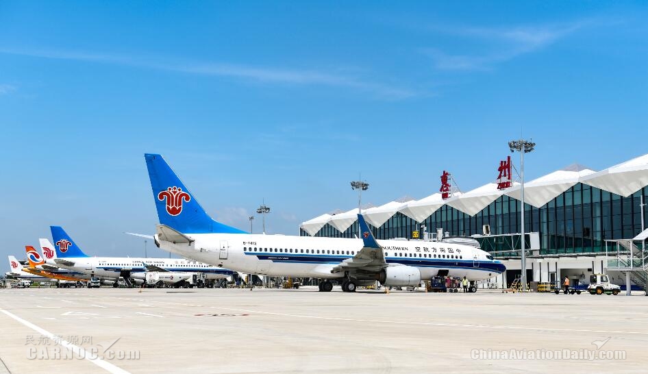 大灣區機場擴容提速 惠州機場T2航站樓啟用