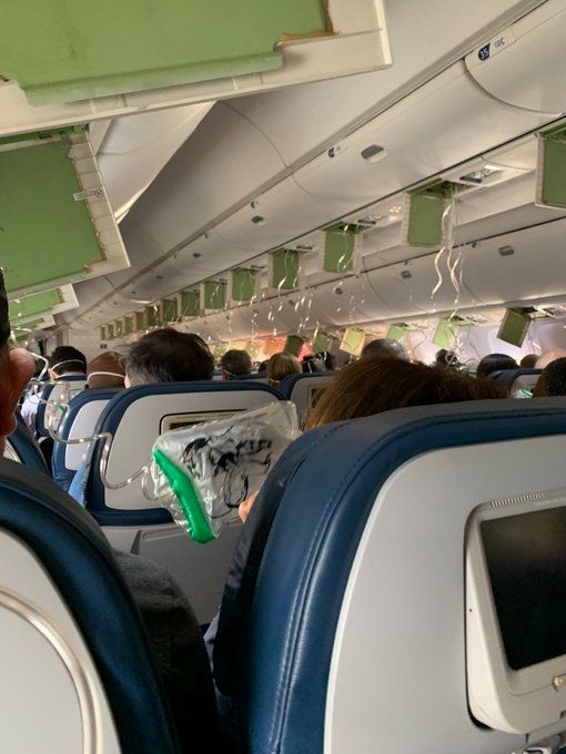 達美航空客機8分鍾內(nei) 驟降3萬(wan) 英尺 安全備降坦帕-伊朗的空運