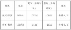 杭州直飛開羅航線11月開通 航線網絡實現覆蓋五大洲（附圖）-迪拜國際快遞