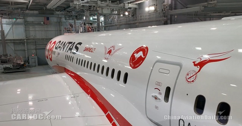 以色列的空運澳洲航空打造百年慶典藝術噴繪夢幻客機