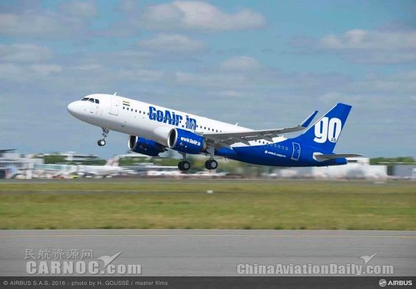 印度GoAir航空計劃購買(mai) 220架飛機擴充機隊