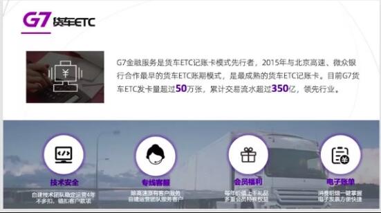 G7金融服務貨車ETC榮獲“2019年中國物流與(yu) 供應鏈金融卓越獎”