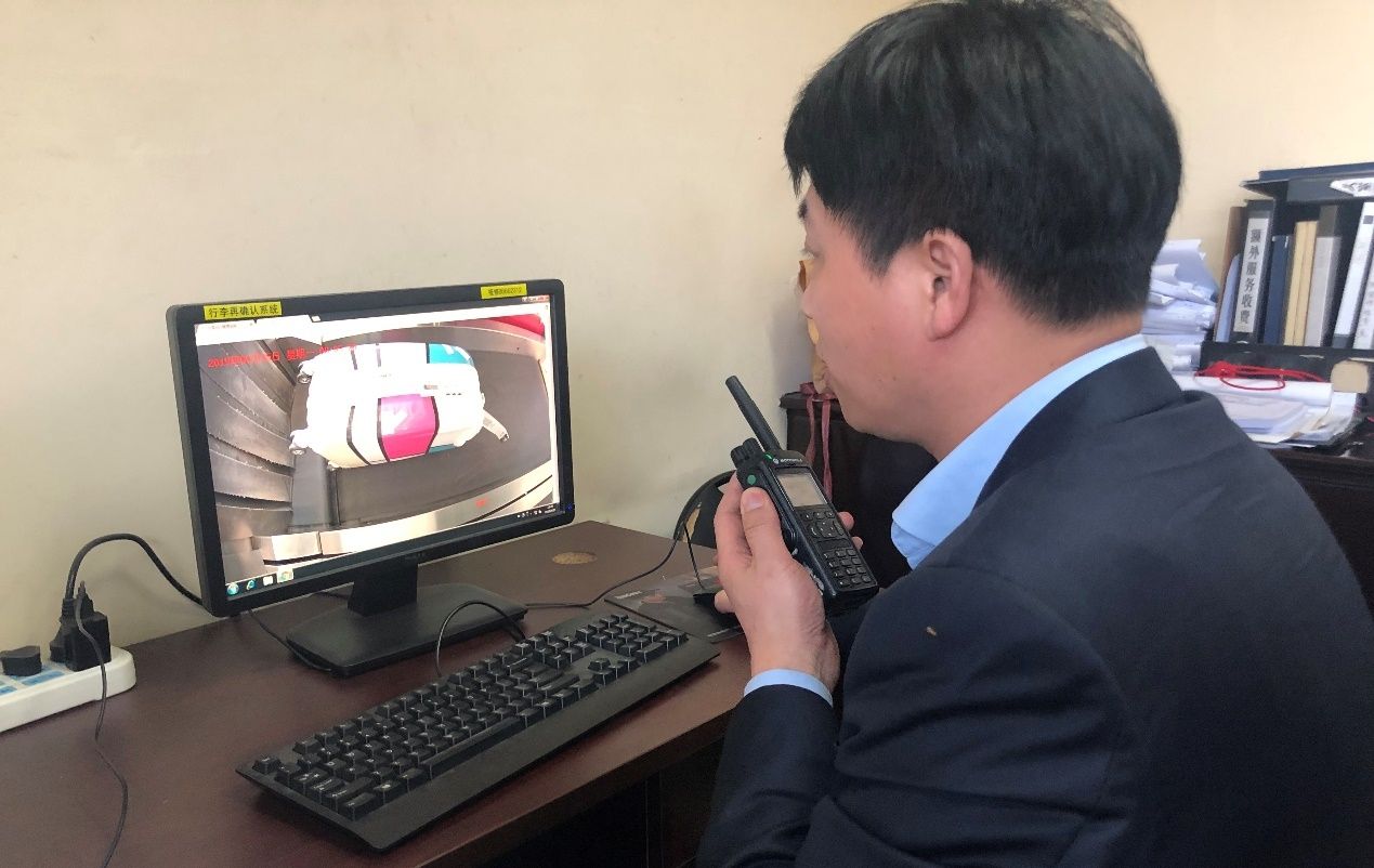 杭州機場行李再確認係統PC終端查看行李外觀照