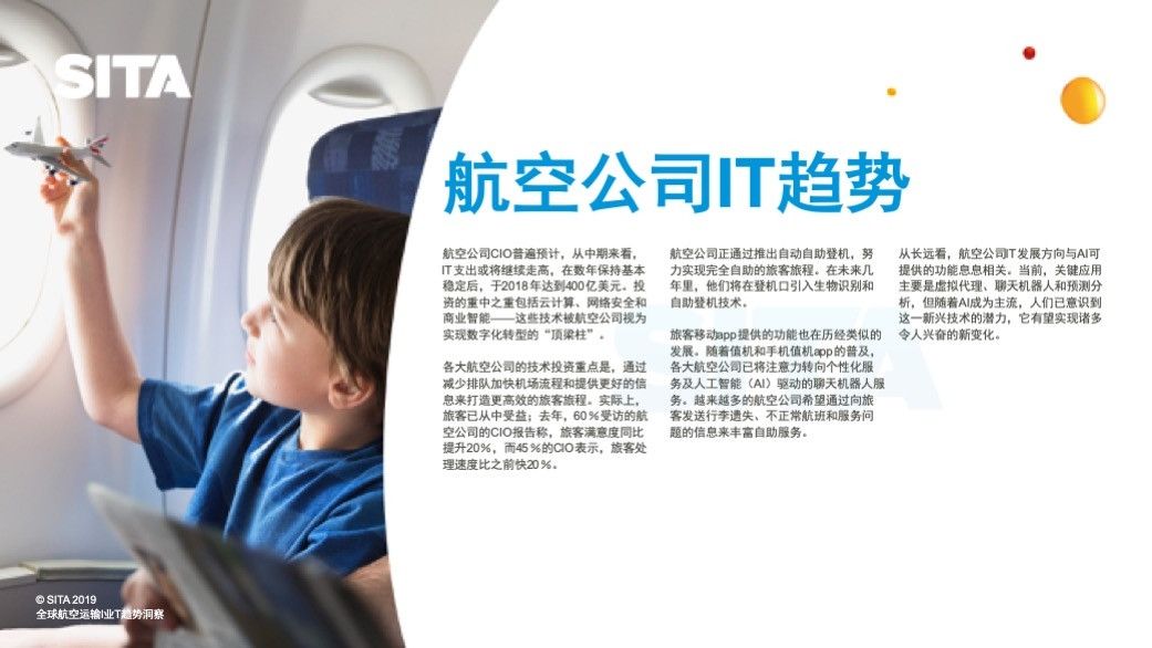 上海空運-SITA發布2019航空運輸業(ye) IT趨勢洞察報告
