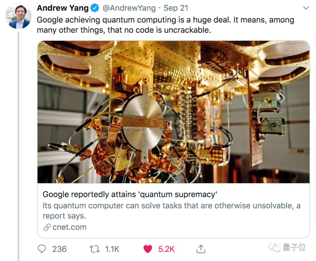 200秒=超算1萬(wan) 年，穀歌實現“量子霸權”論文上架隨即被撤回，引發全球熱議-企業(ye) 物流管理論文 