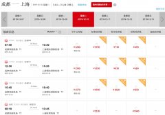 北美國際空運-同為經濟艙票價相差約2倍 川航推出經濟艙新運價體係