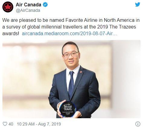 加拿大航空從(cong)