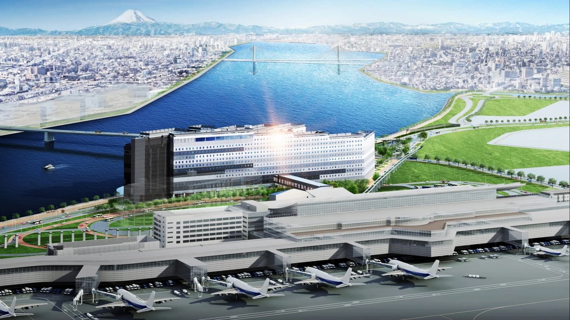 視頻:1717間客房!羽田機場最大酒店明年春開業(ye) 