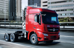 國際快遞價格表-北奔重汽V3ET牽引車，安全節能行車更高效！