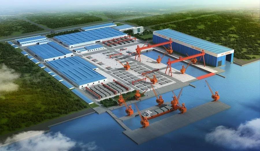 廈門海運-招商工業(ye) 海門基地2#塢工程暨郵輪配套產(chan) 業(ye) 園開工