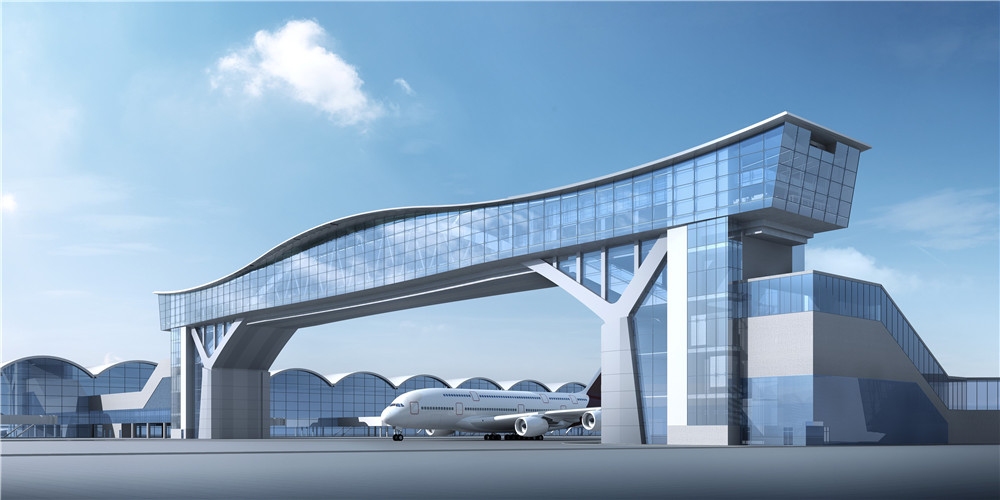 全球最長機場禁區行人天橋 香港機場天際走廊年中建成