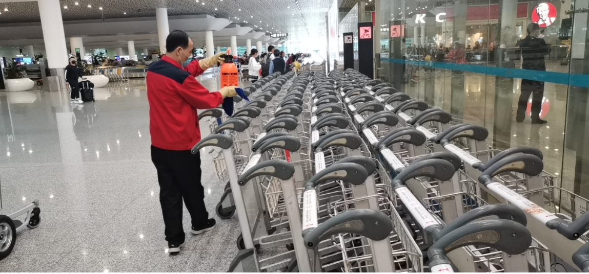 約旦的國際快遞-深圳機場航站樓19個(ge) 入口全部實施體(ti) 溫檢測