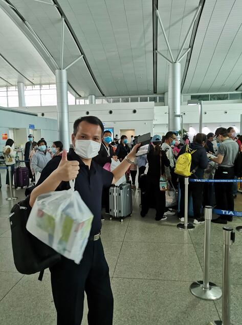 國際貨代-回家！東(dong) 航包機從(cong) 越南胡誌明接回131位湖北同胞