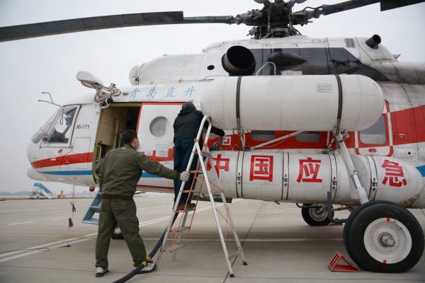 海運訂艙公司-三峽機場順利完成防疫物資運輸直升機保障任務