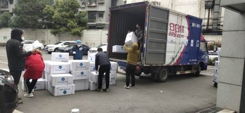 日日順物流為(wei) 疫區急送醫療物資
