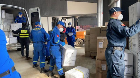 高效運轉助力抗疫 蒙牛捐建物資中心打通“最後一公裏”