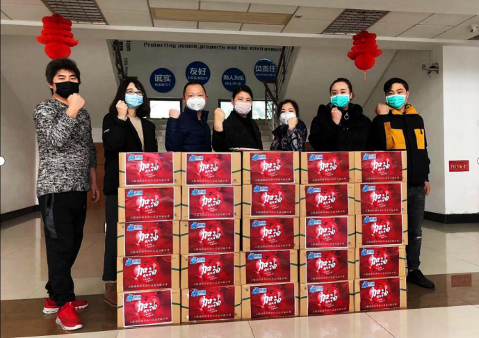 上海空運-馳援武漢！ 上海領海挪華捐贈可供18000名醫生食用的壓縮餅幹