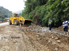 阿聯酋空運-鳳山路政執法大隊處置一起建築材料堆積案(圖)