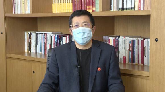 中國交通報社黨(dang) 委書(shu) 記、董事長蔡玉賀致辭
