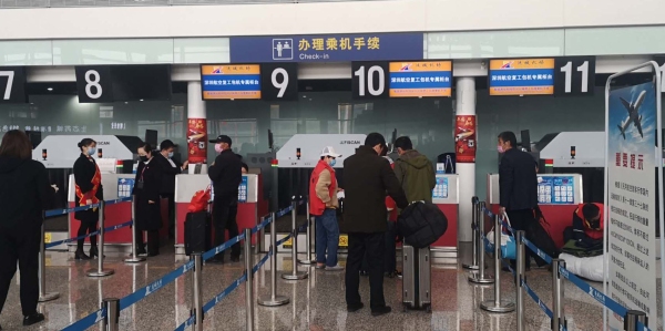 哈薩克斯坦的空運-山西省首架複工返崗崗包機在運城關(guan) 公機場起飛