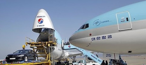 空運查詢-韓國今年第一季國際和國內(nei) 空運貨物一減一增