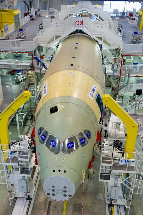 海運訂艙-空巴首架A350開始總裝