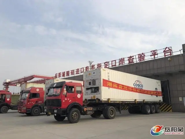 寧波海運費最新進口80噸豬肉凍品進入保稅倉(cang) 儲(chu) ——標誌著城陵磯綜保區打造進口保稅凍品集散中心取得突破性進展