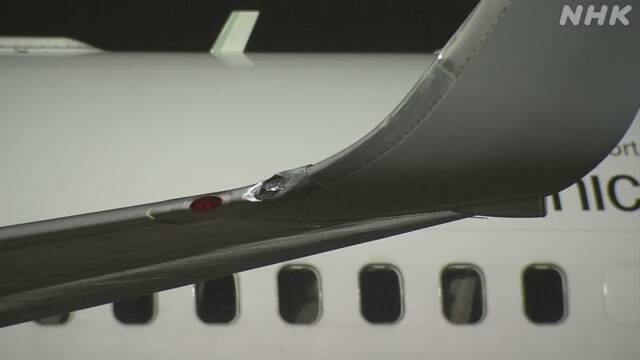 妖風來襲！日航737客機被吹動旋轉90度 左翼受損