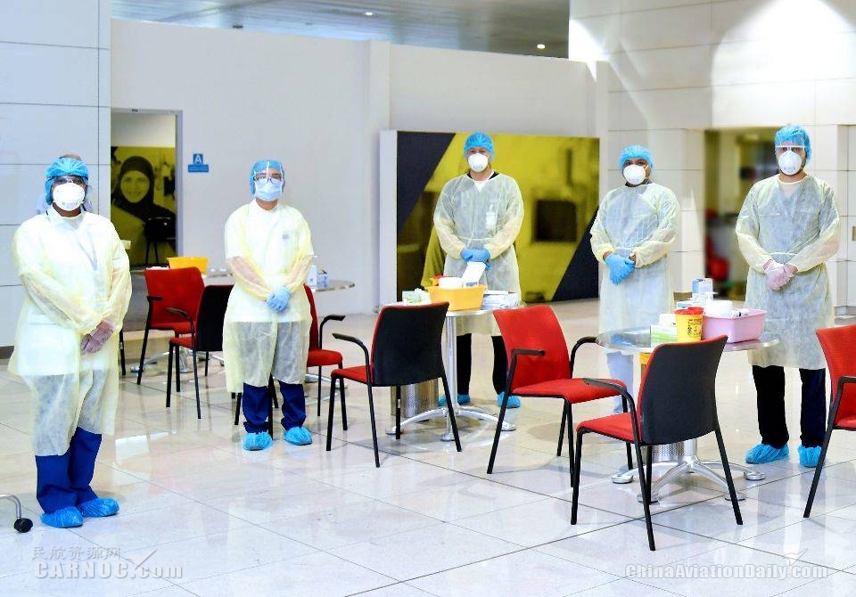 南非海運阿聯酋航空全球首家為(wei) 旅客現場檢測新冠病毒