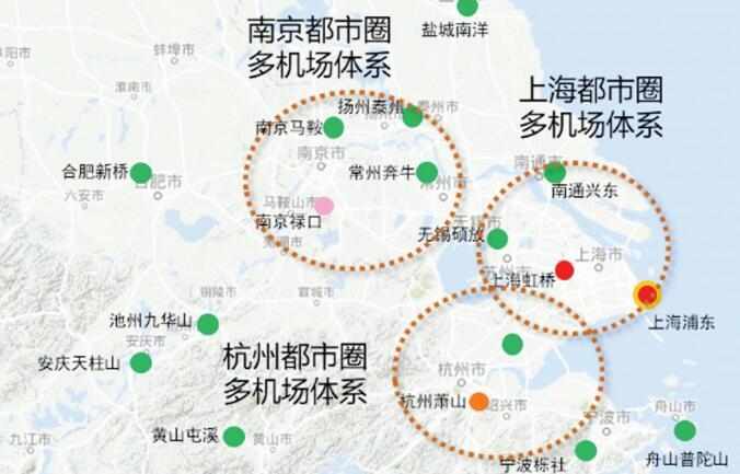 長三角打造“世界級機場群” 南通新機場成最大亮點