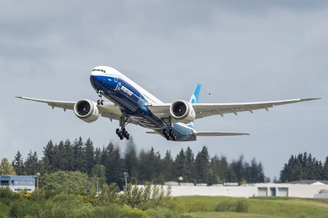 第二架波音777X新型遠程寬體(ti) 飛機首飛