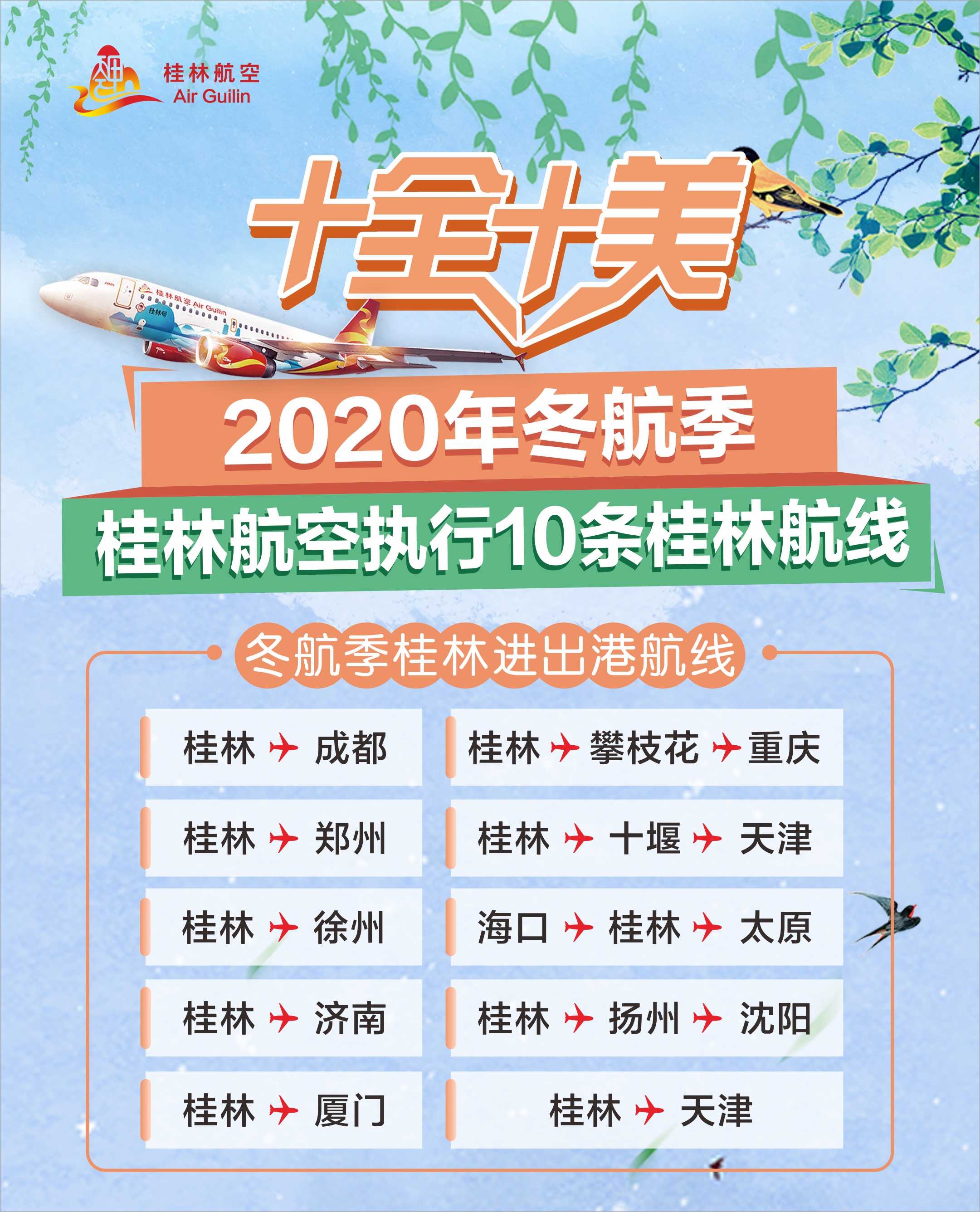 桂林航空2020年冬航季將執行10條桂林進出港航線！（附圖）
-中歐鐵路進口