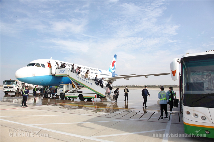 鹽城機場本日起執行冬春時刻 新增引進2架駐場飛機  優(you) 化加密10餘(yu) 條航線
