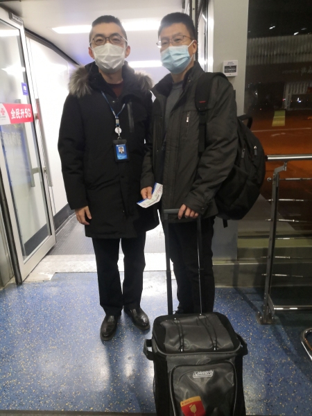 並為(wei) 董先生開通綠色通道快速完成值機、安檢與(yu) 登機
-國際貨代